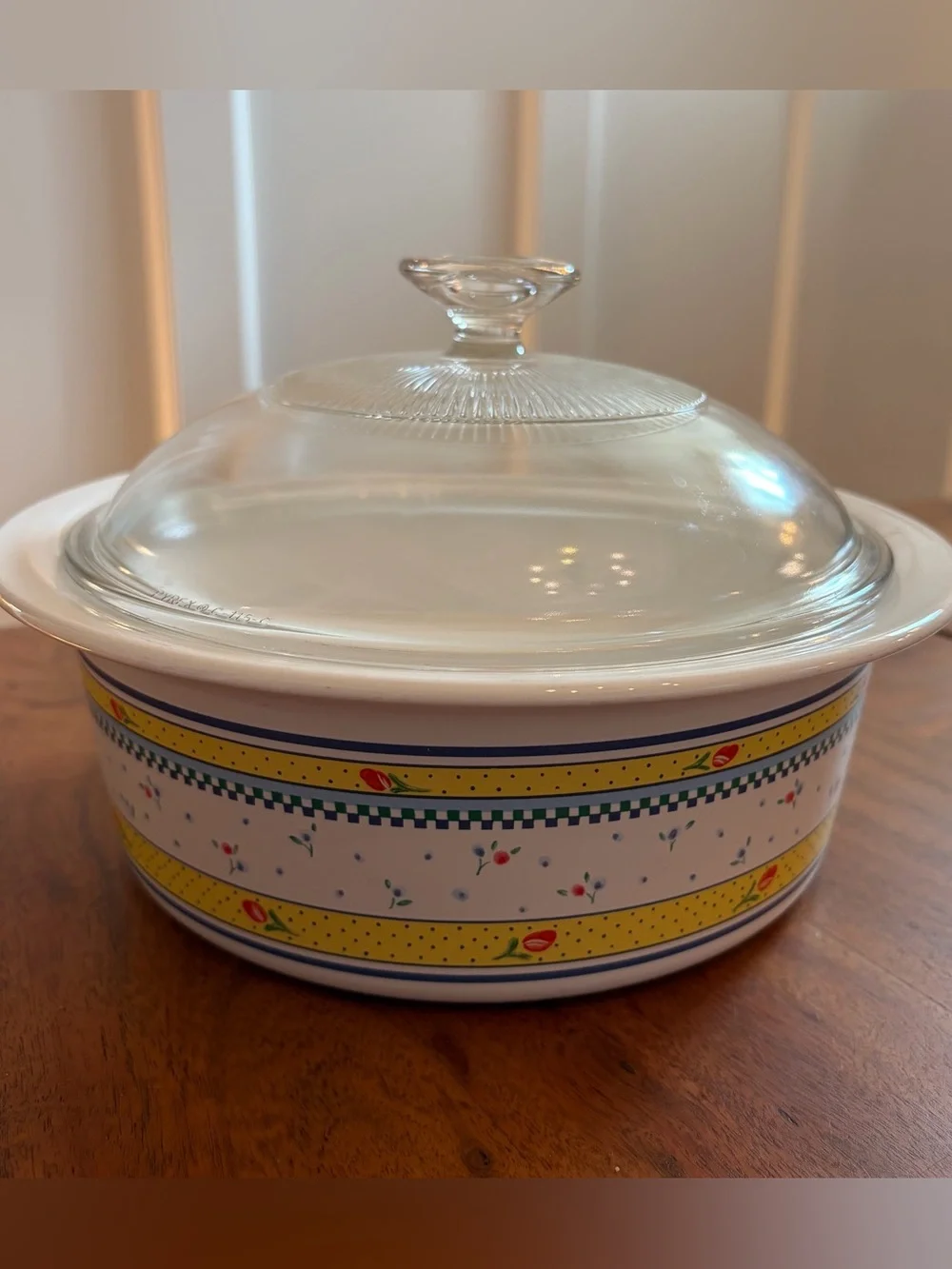 Corning Ware Classic Elegance 1.5L Casserole Dish C-115-B Mille Fleur with Lid